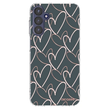 Picasee husă transparentă din silicon pentru Samsung Galaxy A15 A155F 4G - Lots of love