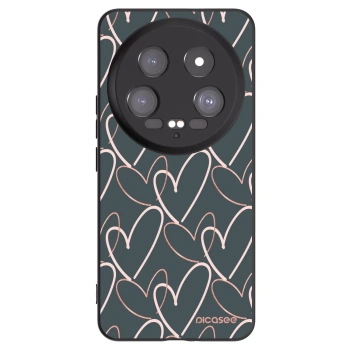 Picasee husă neagră din silicon pentru Xiaomi 14 Ultra - Lots of love