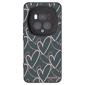 Picasee husă neagră din silicon pentru Honor Magic6 Pro - Lots of love