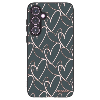 Picasee husă neagră din silicon pentru Samsung Galaxy A35 5G A356B - Lots of love