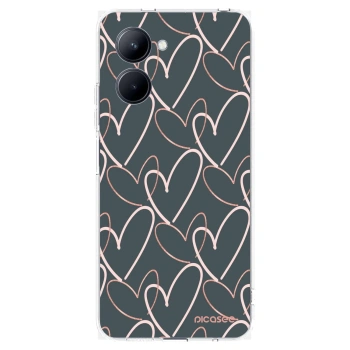 Picasee husă transparentă din silicon pentru Realme C33 (2023) - Lots of love
