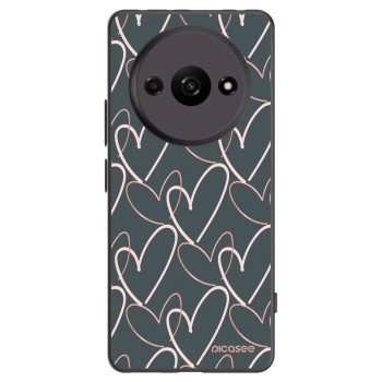 Picasee husă neagră din silicon pentru Xiaomi Redmi A3 - Lots of love