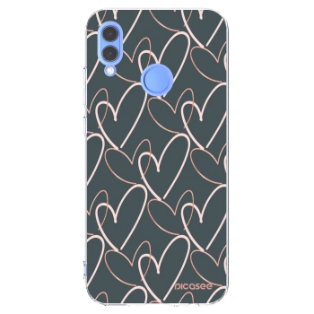 Picasee husă transparentă din silicon pentru Honor 10 Lite - Lots of love