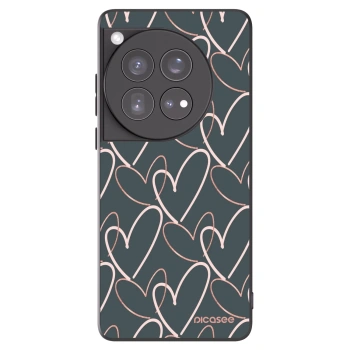 Picasee husă neagră din silicon pentru OnePlus 12 5G - Lots of love