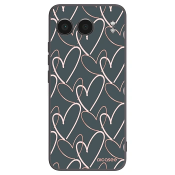 Picasee husă neagră din silicon pentru OnePlus Nord 4 - Lots of love