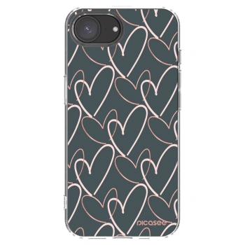 Picasee husă transparentă din silicon pentru Apple iPhone 16e - Lots of love