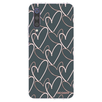 Picasee husă transparentă din silicon pentru Xiaomi Mi 9 - Lots of love