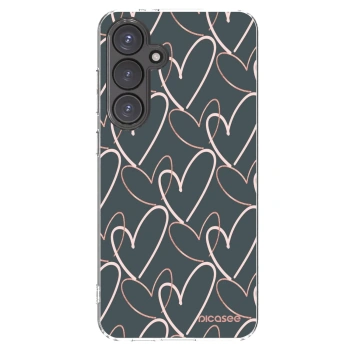 Picasee husă transparentă din silicon pentru Samsung Galaxy S24 FE S721B - Lots of love