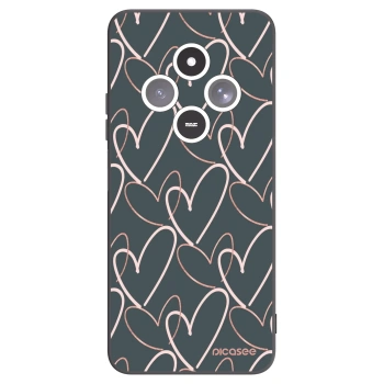 Picasee husă neagră din silicon pentru Xiaomi Redmi 14C - Lots of love