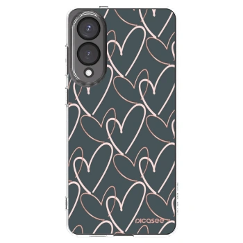 Picasee husă transparentă din silicon pentru Samsung Galaxy S25 Edge 5G - Lots of love