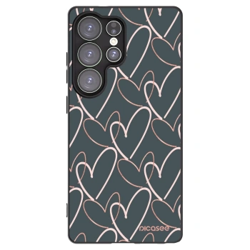 Picasee husă neagră din silicon pentru Samsung Galaxy S25 Ultra 5G - Lots of love