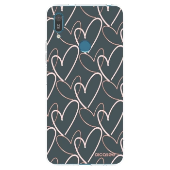 Picasee husă transparentă din silicon pentru Huawei Y7 2019 - Lots of love