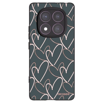 Picasee husă neagră din silicon pentru Xiaomi Redmi Note 14 Pro 4G - Lots of love