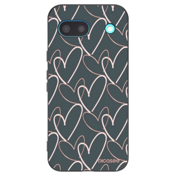 Picasee husă neagră din silicon pentru Google Pixel 8 - Lots of love