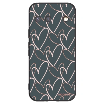 Picasee husă neagră din silicon pentru Google Pixel 9 - Lots of love
