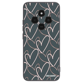 Picasee husă neagră din silicon pentru Xiaomi Poco C75 - Lots of love