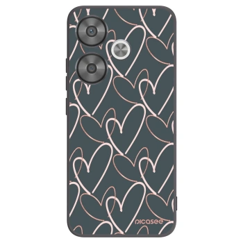 Picasee husă neagră din silicon pentru Xiaomi Poco F6 - Lots of love