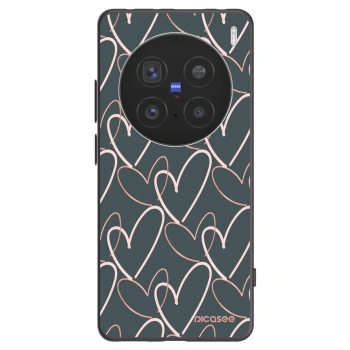 Picasee husă neagră din silicon pentru Vivo X200 Pro - Lots of love