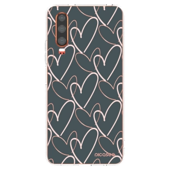 Picasee husă transparentă din silicon pentru Huawei P30 - Lots of love
