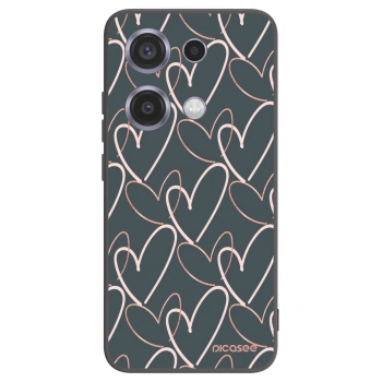 Picasee husă neagră din silicon pentru Xiaomi Redmi Note 14S - Lots of love