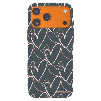 Picasee husă transparentă din silicon pentru Apple iPhone 17 Pro Max - Lots of love