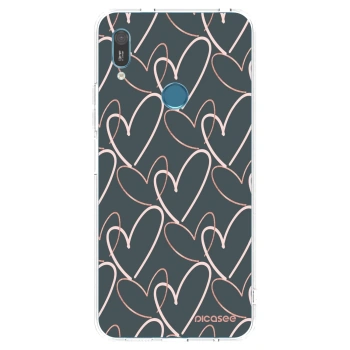 Picasee husă transparentă din silicon pentru Huawei Y6 2019 - Lots of love