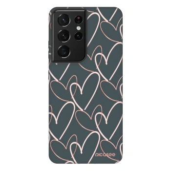 Picasee Fashion Case pentru Samsung Galaxy S21 Ultra 5G G998B - Lots of love