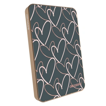 Powerbank cu MagSafe 5 000 mAh cu design propriu De aur - Lots of love