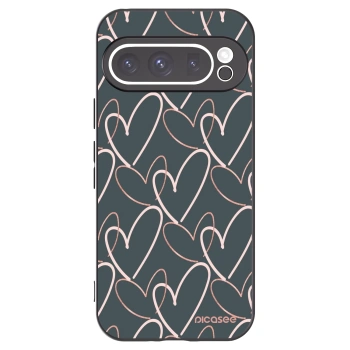 Picasee husă neagră din silicon pentru Google Pixel 9 Pro XL - Lots of love