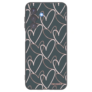 Picasee husă neagră din silicon pentru Samsung Galaxy A17 5G - Lots of love