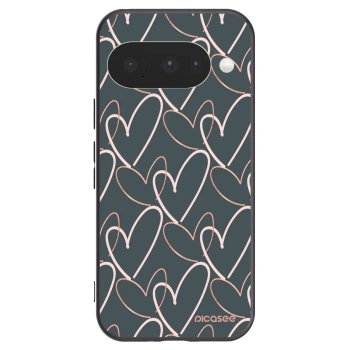 Picasee husă neagră din silicon pentru Google Pixel 10 - Lots of love
