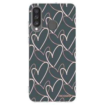 Picasee husă transparentă din silicon pentru Huawei P30 Lite - Lots of love