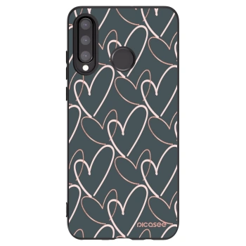 Picasee husă neagră din silicon pentru Huawei P30 Lite - Lots of love