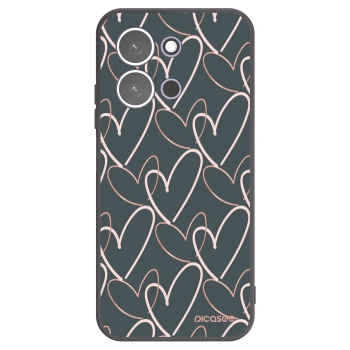 Picasee husă neagră din silicon pentru Xiaomi Redmi 15C 5G - Lots of love