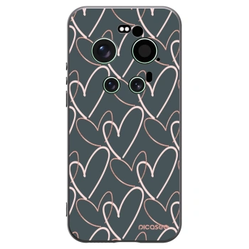 Picasee husă neagră din silicon pentru Xiaomi 17 Ultra - Lots of love