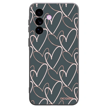 Picasee husă neagră din silicon pentru Samsung Galaxy A57 5G - Lots of love
