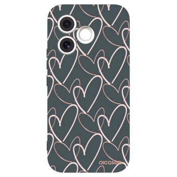 Picasee husă neagră din silicon pentru Honor 600 Lite - Lots of love