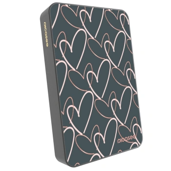 Picasee Powerbank cu MagSafe 10 000 mAh Gri - Lots of love