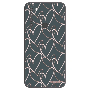 Picasee husă neagră din silicon pentru Xiaomi Redmi Note 8 - Lots of love