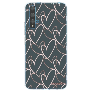 Picasee husă transparentă din silicon pentru Huawei Nova 5T - Lots of love