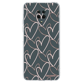 Picasee husă transparentă din silicon pentru Xiaomi Redmi Note 9 Pro - Lots of love