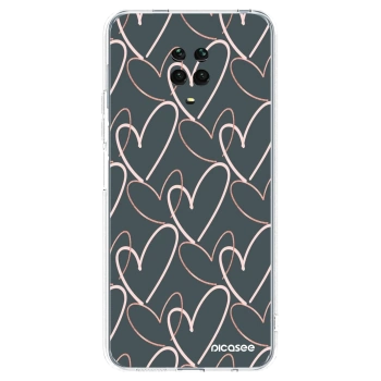 Picasee husă transparentă din silicon pentru Xiaomi Redmi Note 9S - Lots of love