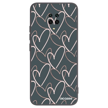 Picasee husă neagră din silicon pentru Xiaomi Redmi Note 9S - Lots of love