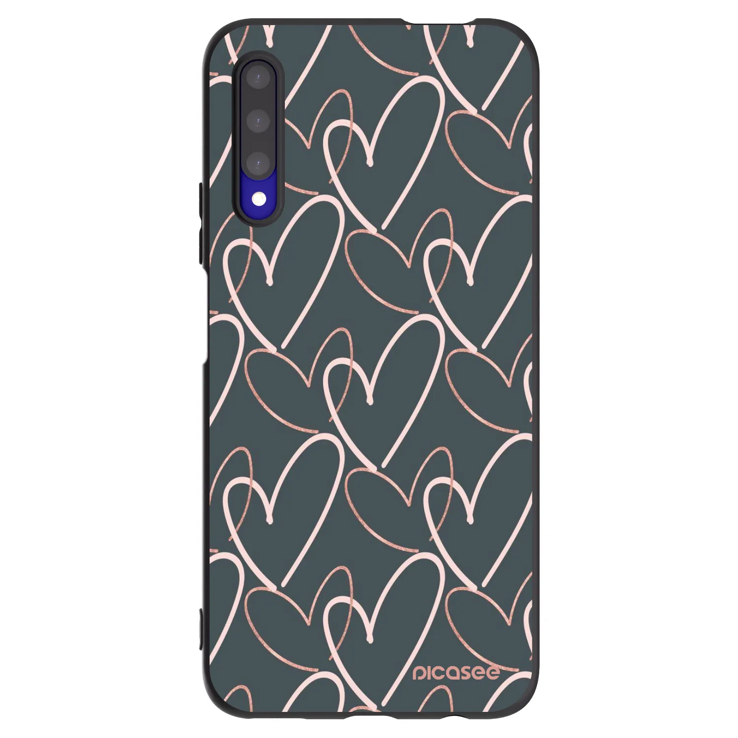 Picasee husă neagră din silicon pentru Honor 9X Pro - Lots of love