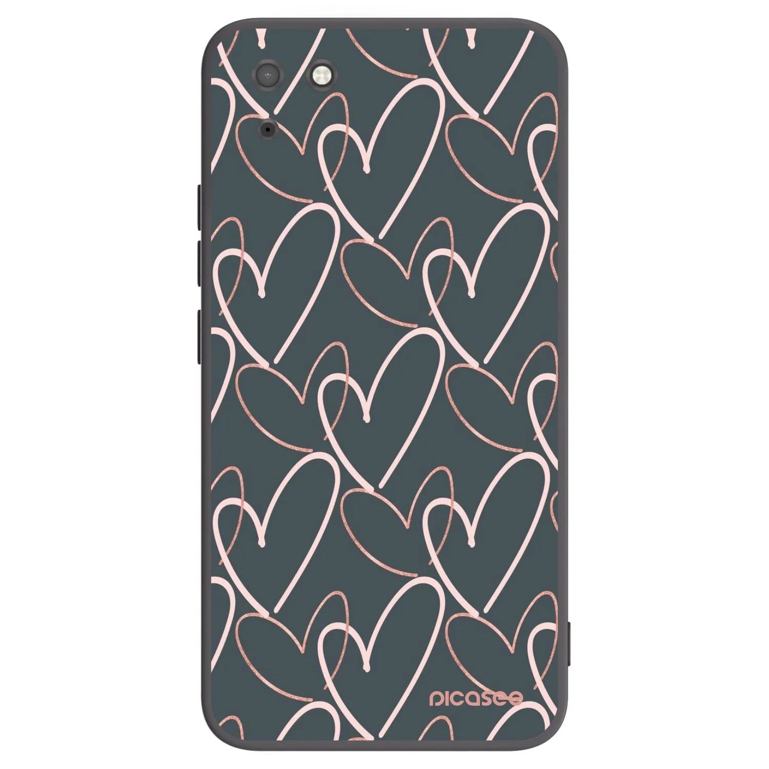 Picasee husă neagră din silicon pentru Huawei Y5P - Lots of love