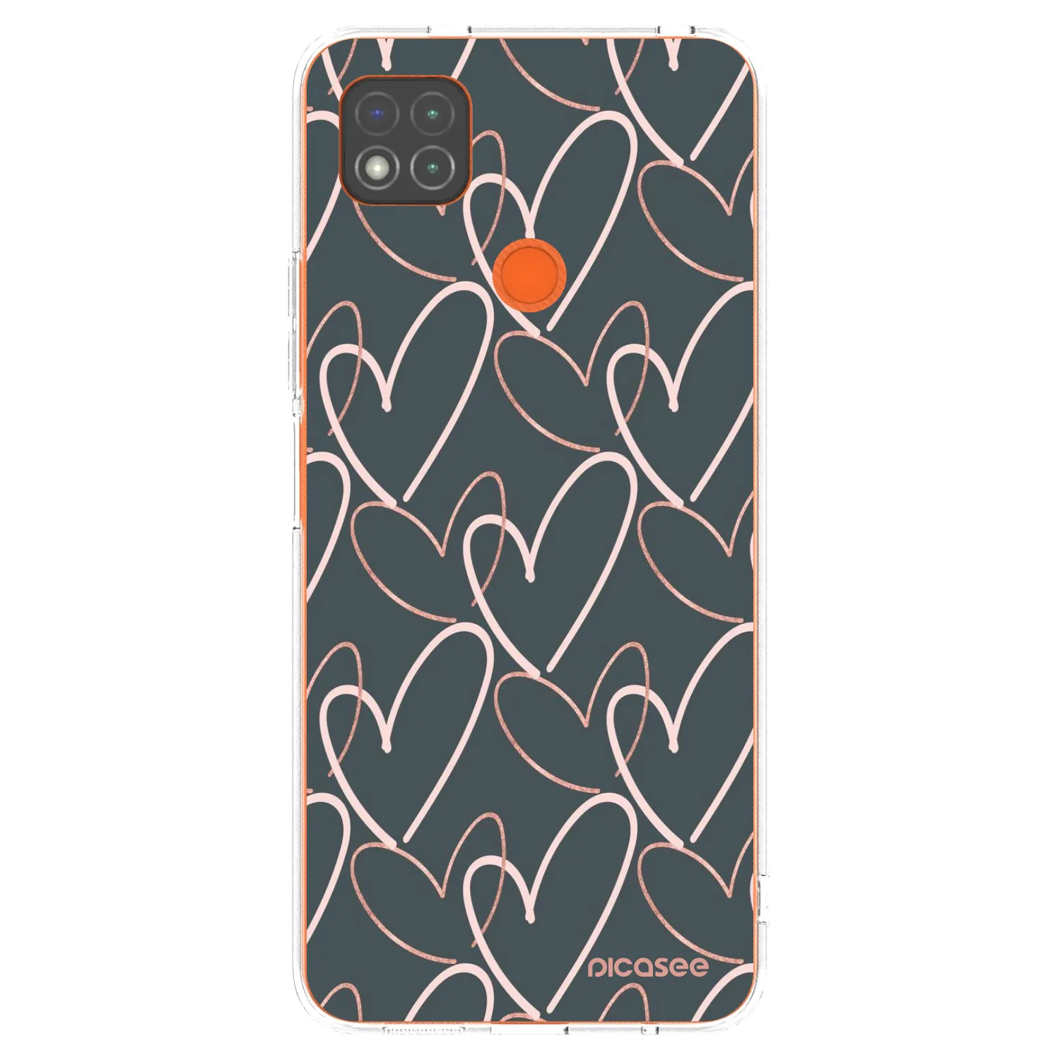 Picasee husă transparentă din silicon pentru Xiaomi Redmi 9C - Lots of love