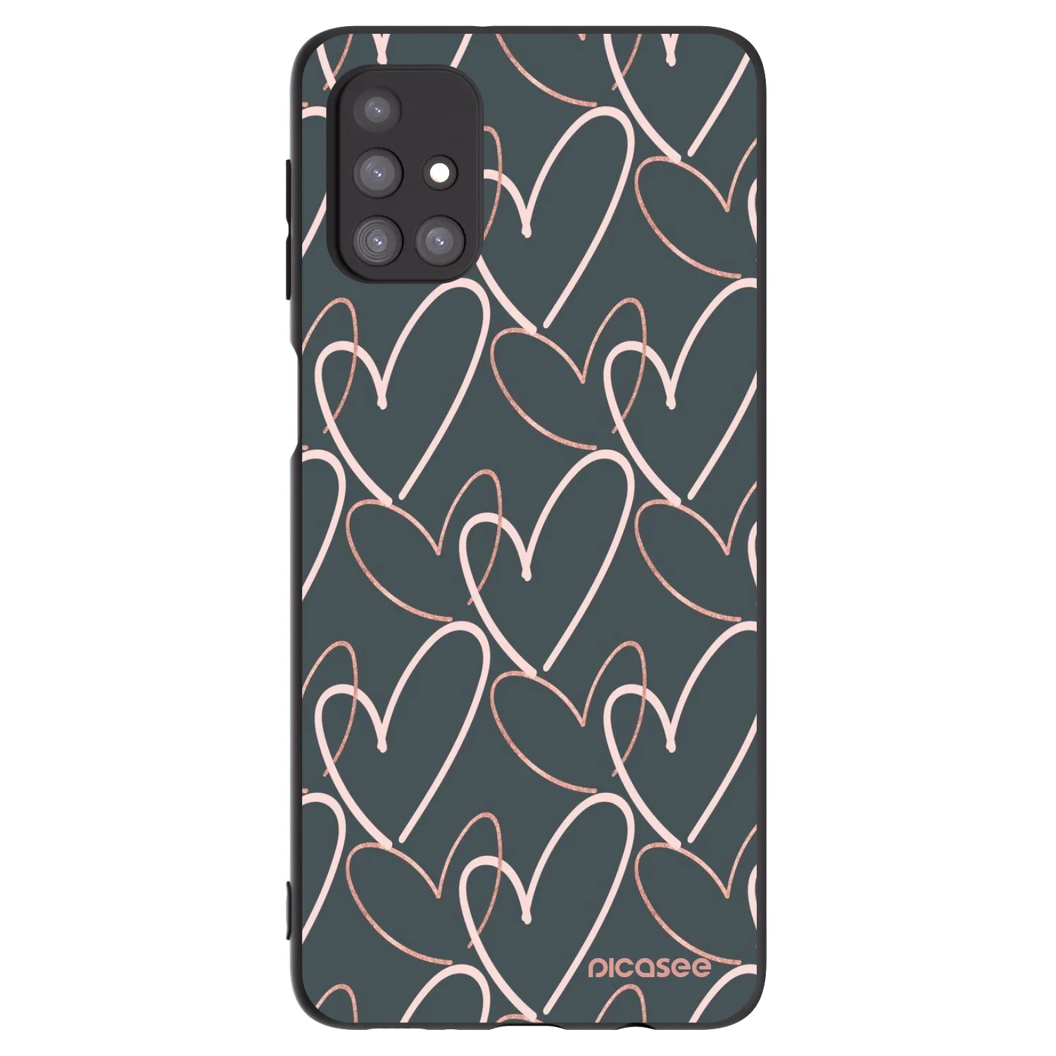 Picasee husă neagră din silicon pentru Samsung Galaxy M31s - Lots of love