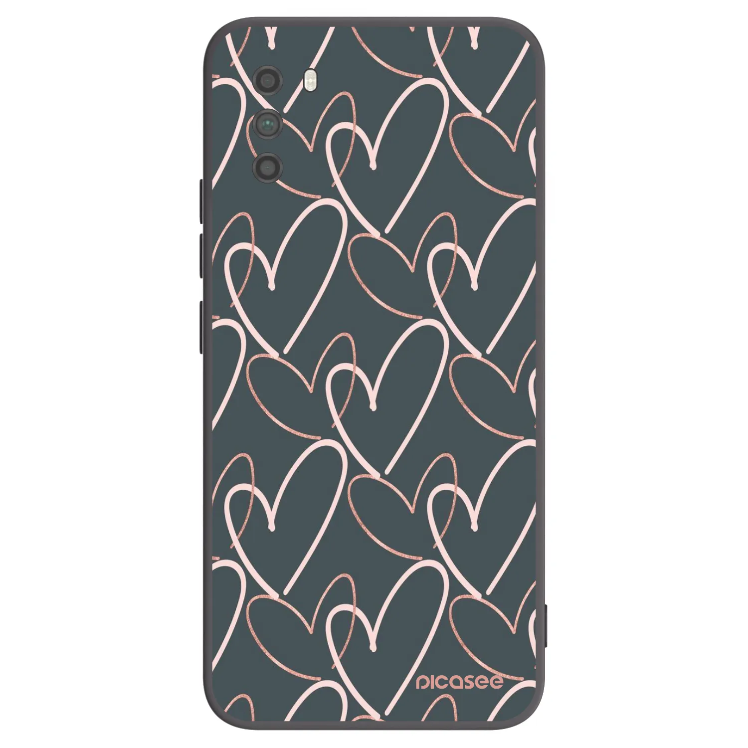 Picasee husă neagră din silicon pentru Xiaomi Poco M3 - Lots of love