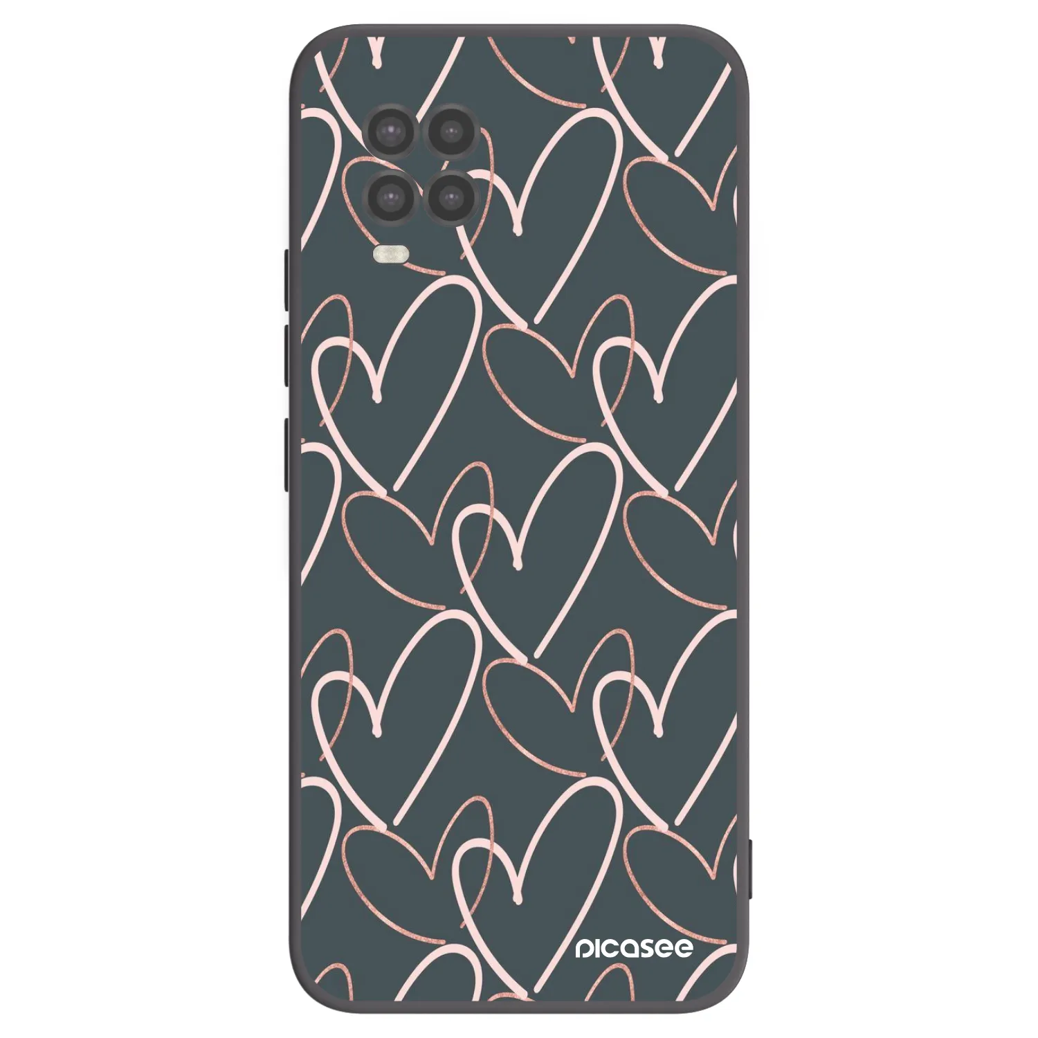 Picasee husă neagră din silicon pentru Xiaomi Mi 10 Lite - Lots of love