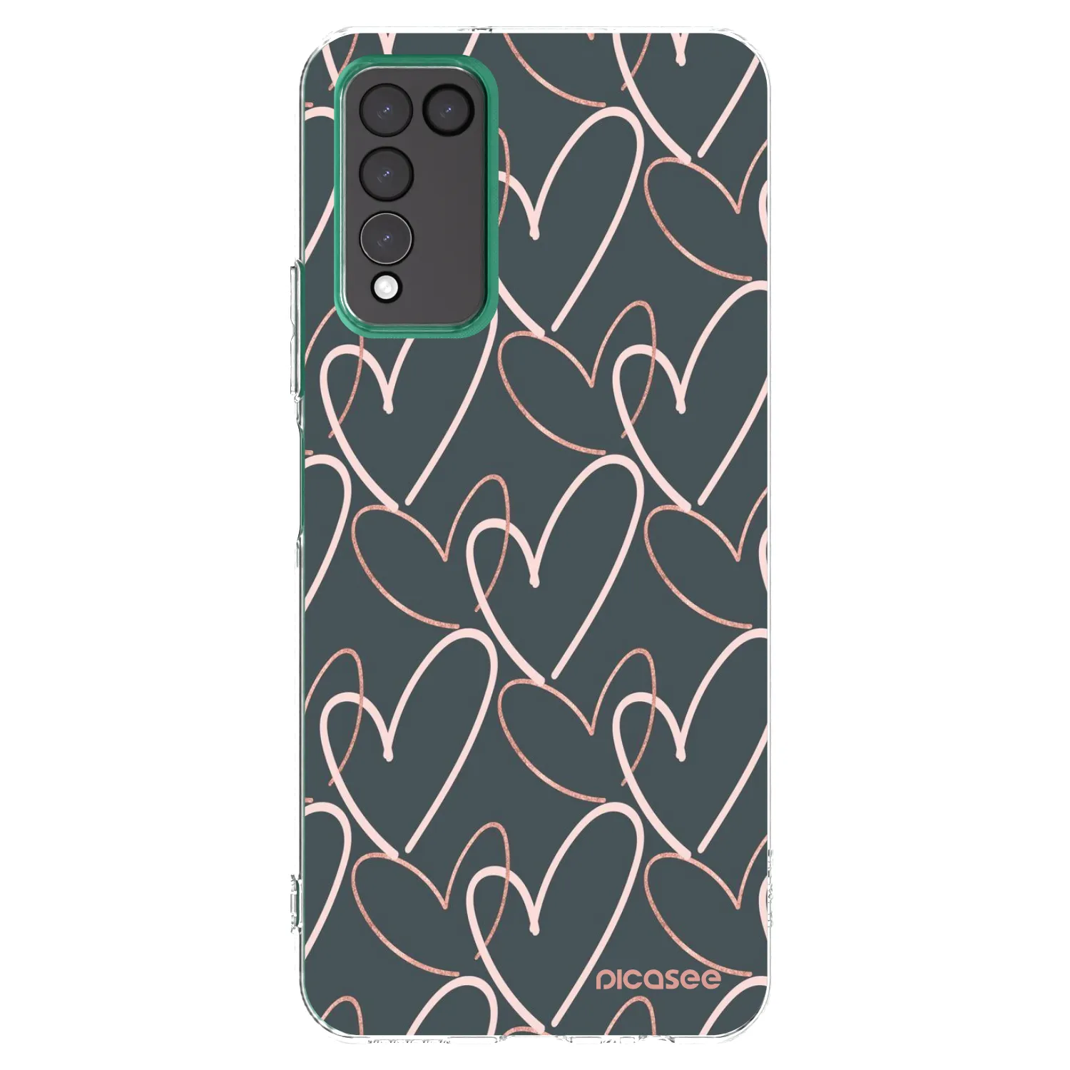 Picasee husă transparentă din silicon pentru Honor 10X Lite - Lots of love